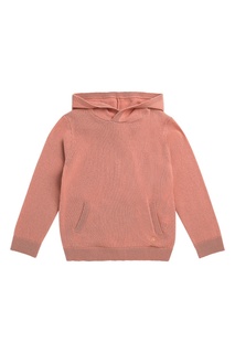 Вязаное худи розового цвета Bonpoint