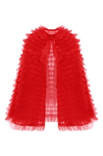 Кейп красного цвета Sasha Kim