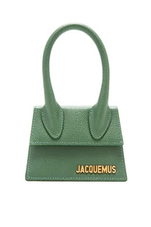Зеленая сумка из кожи Jacquemus
