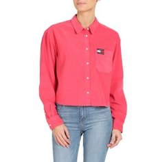 Рубашка TOMMY JEANS DW0DW07272 розовый