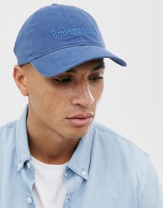 Хлопковая бейсболка Timberland - Синий
