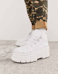 Белые высокие кроссовки ASOS DESIGN Dagger - Белый