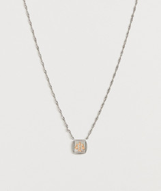 Серебристое ожерелье с подвеской-весами ASOS DESIGN - Серебряный