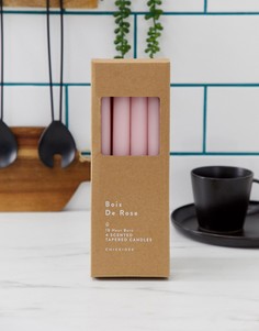 Высокие розовые свечи на основе сои Chickidee - Мульти