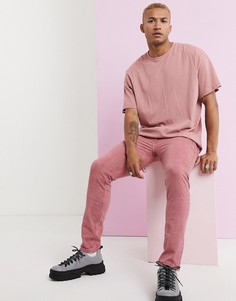 Розовые джинсы скинни ASOS DESIGN - Розовый