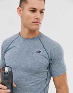 Темно-синяя футболка New Balance - Темно-синий