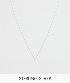 Серебряное ожерелье с подвеской-свистком ASOS DESIGN - Серебряный