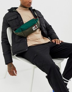 Зеленая сумка-кошелек на пояс The North Face Lumbar pack - Зеленый