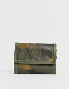 Бумажник цвета хаки с камуфляжным принтом The North Face Base Camp - Зеленый
