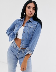 Синяя джинсовая куртка ASOS DESIGN - Синий