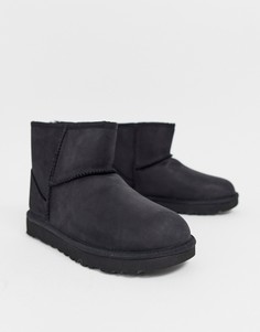 Классические кожаные ботинки UGG - Черный