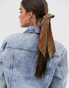 Повязка на волосы со звериным принтом ASOS DESIGN - Мульти