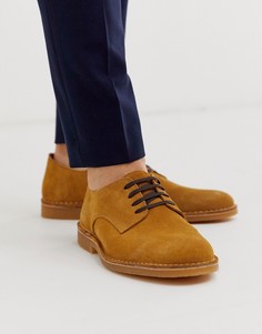 Светло-коричневые замшевые туфли Selected Homme - Рыжий