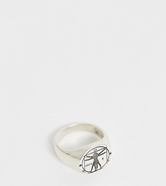 Серебряное кольцо с гравированной отделкой Serge DeNimes - Серебряный