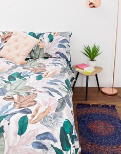 Комплект постельного белья для двуспальной кровати с принтом падающих листьев ASOS SUPPLY - Мульти