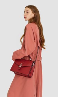 Сумка с плечевым ремнем и замком Stradivarius