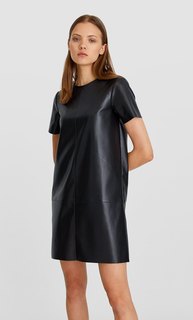 Платье из искусственной кожи Stradivarius