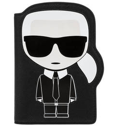 Обложка для паспорта 96KW3269_999 Black Karl Lagerfeld