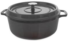 Чугунные кастрюли INVICTA Taupe Кастрюля 28 см, 6.1 л, темно-серая