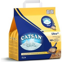 Наполнитель Catsan Ultra Plus комкующийся для кошек 5л (LW742)