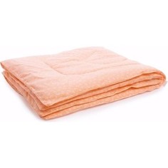 Одеяло Vikalex бязь, холлофайбер 110х140, персиковый с бантиками (Vi21106)