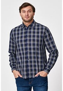 Рубашка в клетку Al Franco