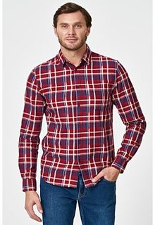 Рубашка в клетку Al Franco