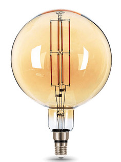 Лампочка Gauss Vintage Filament G200 E27 8W 780Lm 2400K Golden 153802008