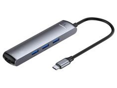 Хаб USB Baseus Grey CAHUB-J0G