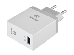 Зарядное устройство Digma USB 2.1A White DGWC-1U-2.1A-WG