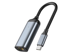 Хаб USB Baseus Enjoy Series Type-C to RJ45 interface Grey CAHUB-H0G