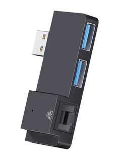 Хаб USB Baseus Multifunctional HUB For Surface Pro USB A to RJ45+2xUSB 3.0 Black CAHUB-FP01