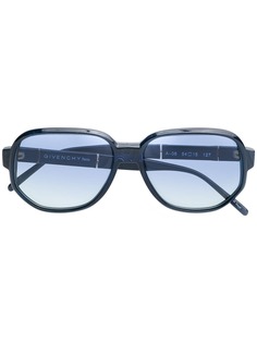 Givenchy Pre-Owned солнцезащитные очки 1990-х годов в массивной оправе с эффектом градиента