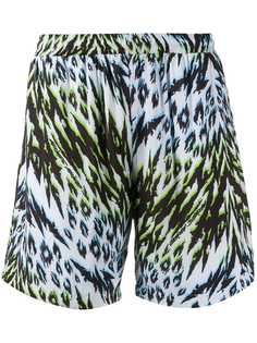 Aries шорты с анималистичным принтом