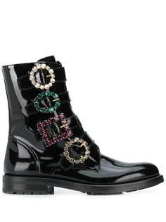 Dolce & Gabbana ботинки с декорированными пряжками