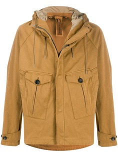 Ten C куртка с капюшоном и карманами карго