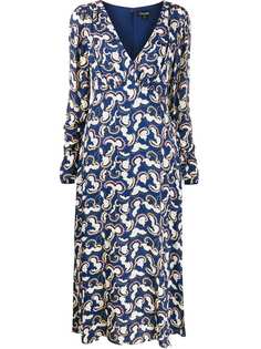 Saloni платье миди с принтом