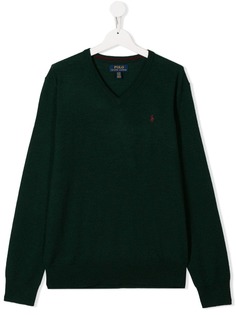 Ralph Lauren Kids джемпер с вышитым логотипом