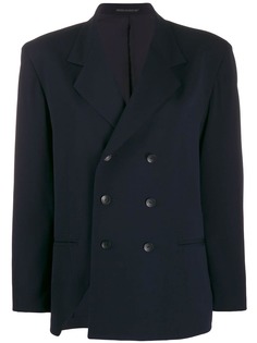 Yohji Yamamoto Pre-Owned двубортный пиджак