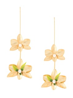 Mercedes Salazar серьги-подвески цветочного дизайна