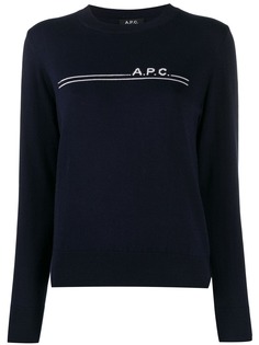 A.P.C. джемпер с логотипом