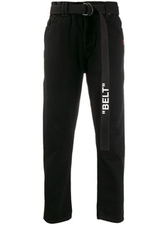 Off-White джинсы с низким шаговым швом