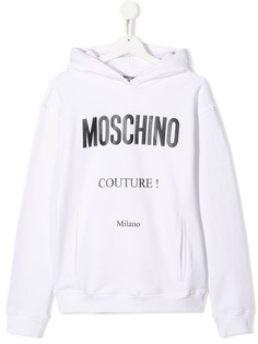 Moschino Kids худи с логотипом