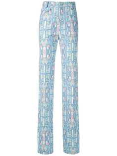 Reinaldo Lourenço брюки строгого кроя с принтом