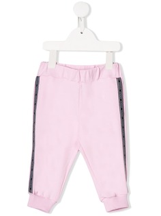 Versace Kids спортивные брюки с логотипами на лампасах