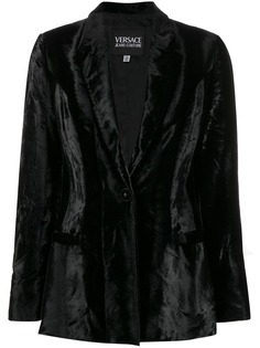 Versace Pre-Owned пиджак 1990-х годов с заостренным воротником
