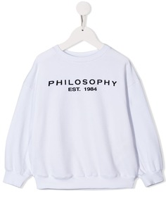 Philosophy Di Lorenzo Serafini Kids толстовка с круглым вырезом и логотипом