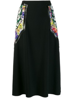 Stella McCartney юбка миди с цветочным принтом