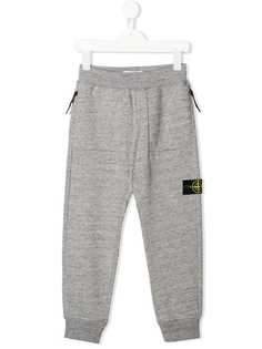 Stone Island Junior спортивные брюки с логотипом