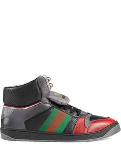 Gucci высокие кроссовки Screener